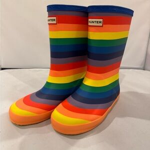 Hunter Multicolor Striped Boots